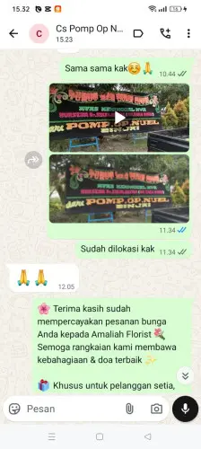Testimonial Papan Bunga sofifi