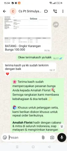 Testimonial Papan Bunga sofifi