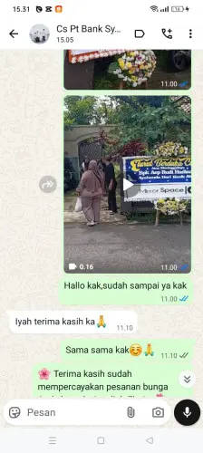 Testimonial Papan Bunga sofifi